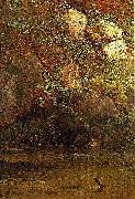 Albert Bierstadt, Ferns_and_Rocks_on_an_Embankment